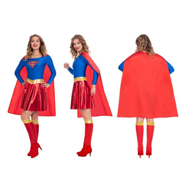 Licensed DC Classic Supergirl – Adult Size Medium / Large
