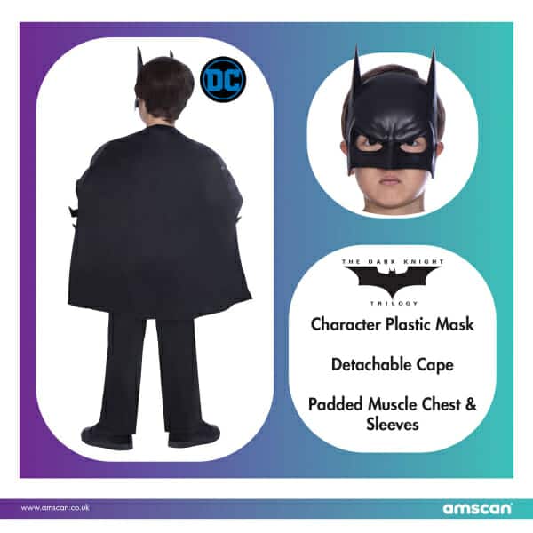 Licensed DC Dark Knight Batman – Age 6 to 8 Years