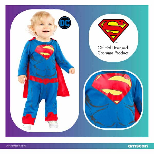 Licensed DC Superman – Age 6 to 12 Months