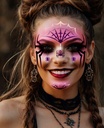 Makeup Stencil Spider 14x20cm
