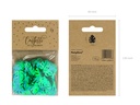Metallic Confetti Leafs, Green, 15G