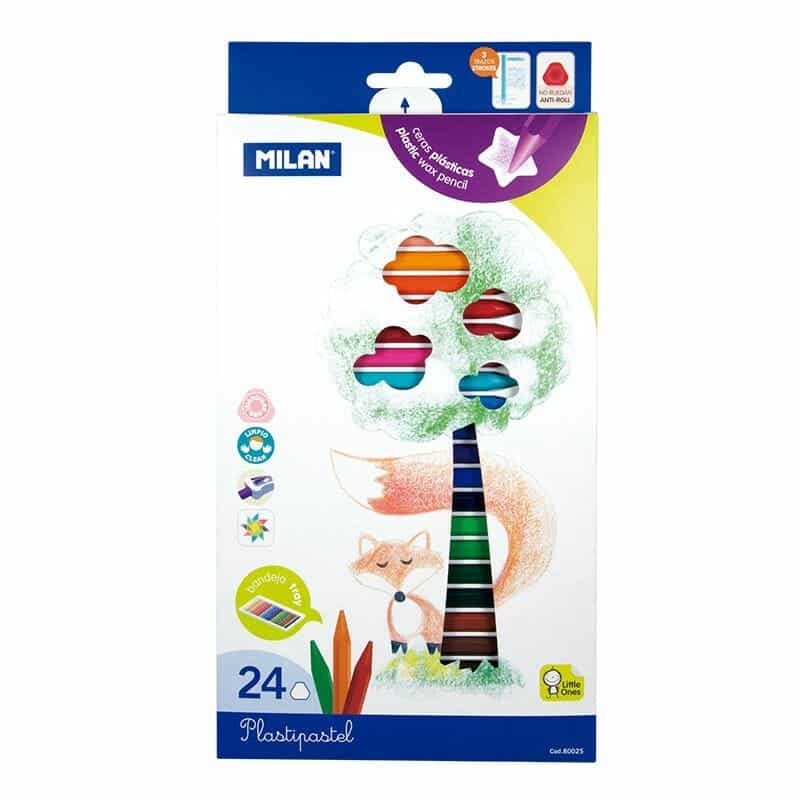 Milan Plastipastel Colours – 24pk