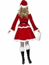 Miss Santa Costume With Muff – Adult Size Extra Large