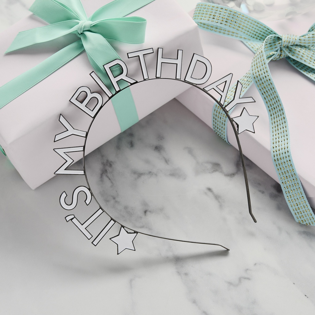 Monochrome It’s My Birthday Metal Headband