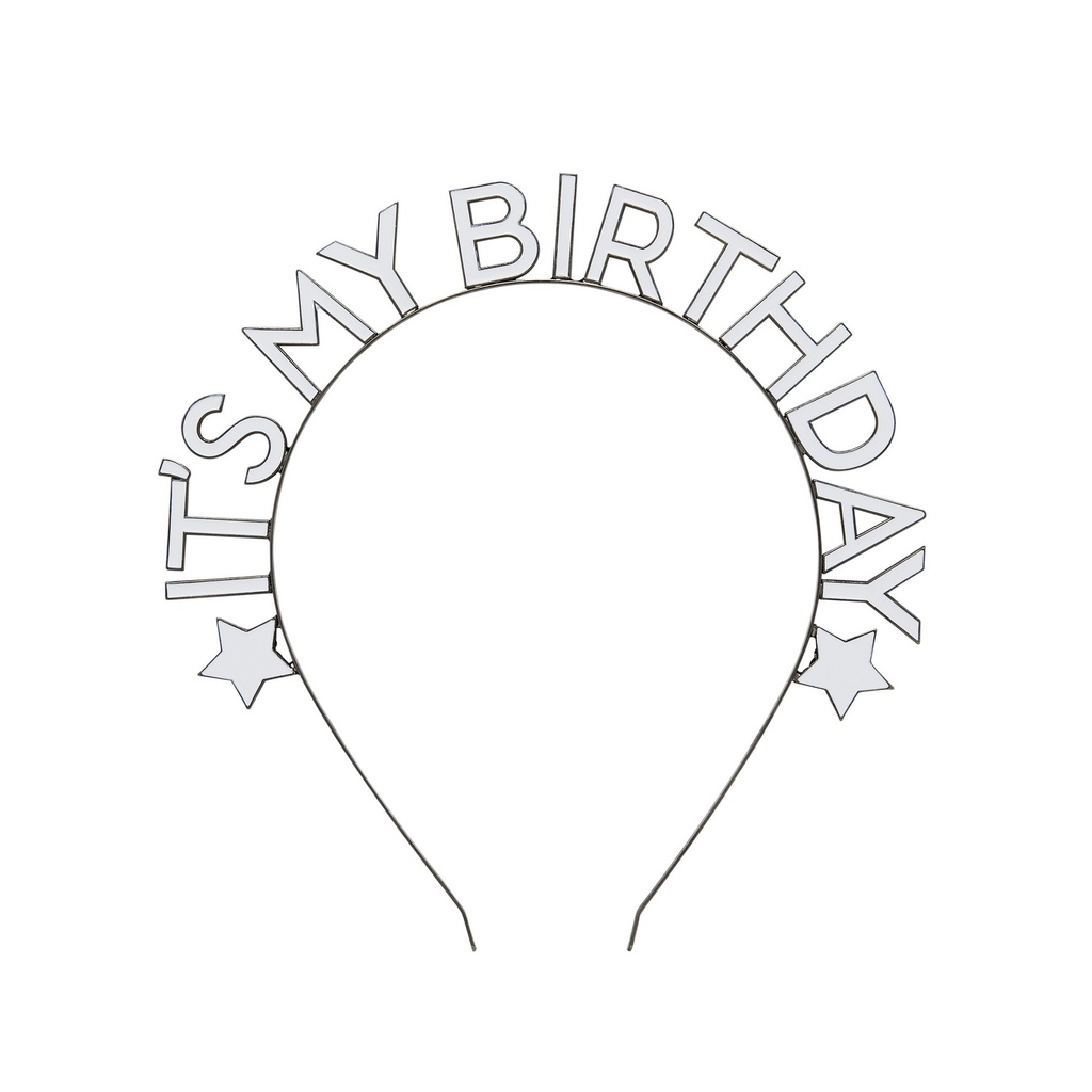 Monochrome It’s My Birthday Metal Headband