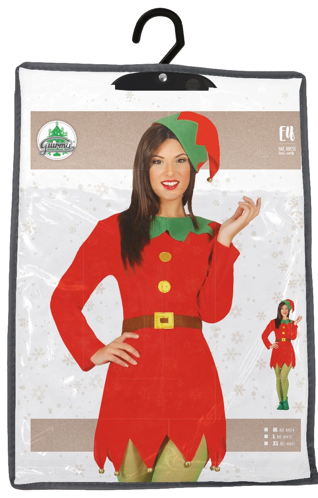 Mrs Elf (Elfa) – Adult Size Extra Large (44-46)