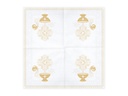 Napkins Holy Baptism, 33x33cm, Gold (1 pkt / 20 pc.)
