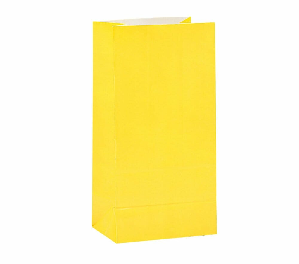 Neon Assorted Paper Party Bags – 10pk
