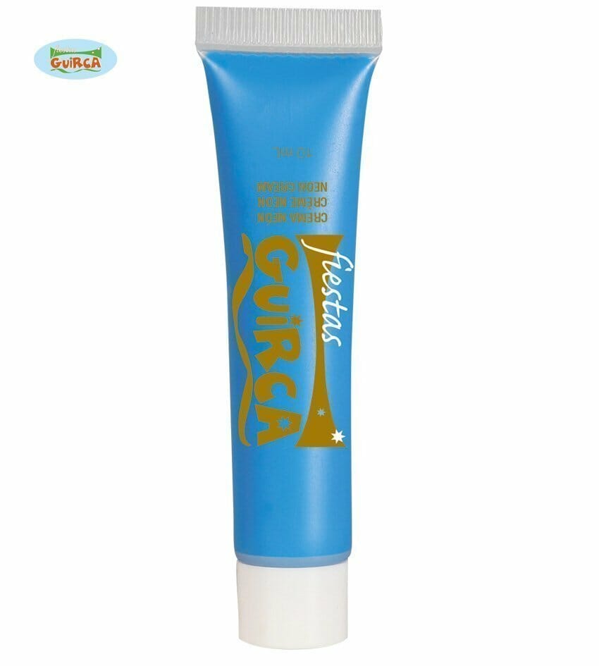 Neon UV Cream Face & Body Paint Tube 10ml – Blue