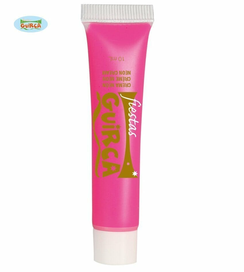 Neon UV Cream Face & Body Paint Tube 10ml – Pink