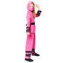 Ninja Warrior Girl Pink Costume – Age 8 to 10 Years