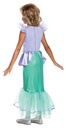 Official Disney License Princess Ariel Deluxe (M) – Age 7 to 8 Years