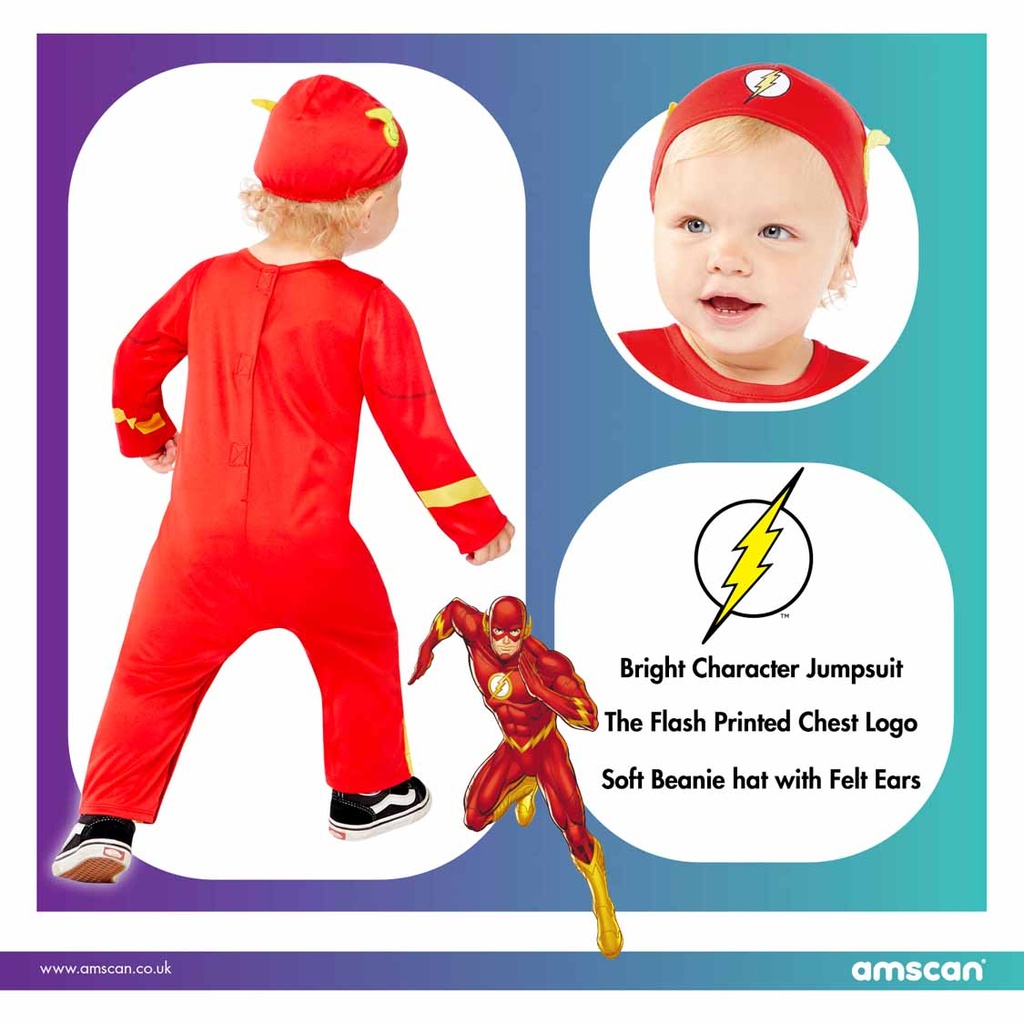 Official Licensed Flash Costume – Age 18 to 24 Months