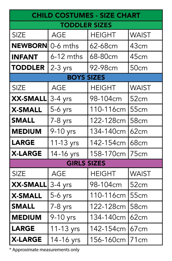 Kpop-Size-Chart