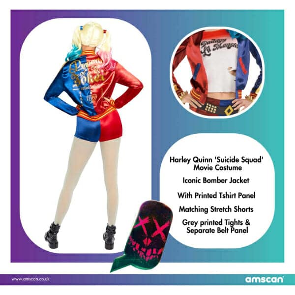 Official Licensed Harley Quinn – Adult Size Small