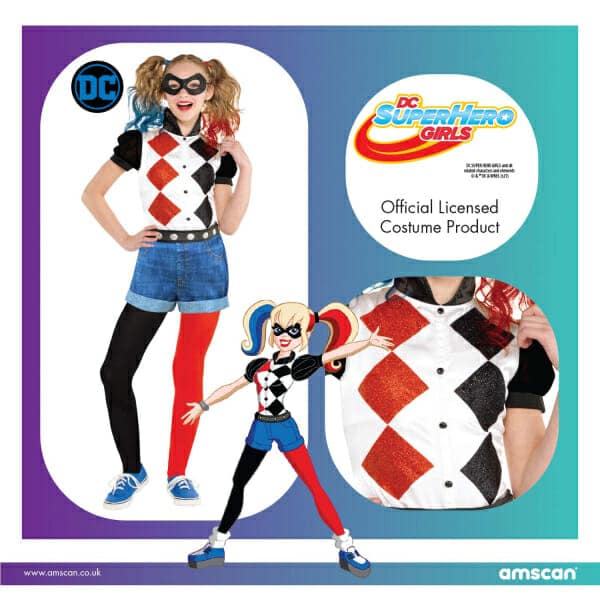 Official Licensed Harley Quinn Classic – Age 10 to 12 Years