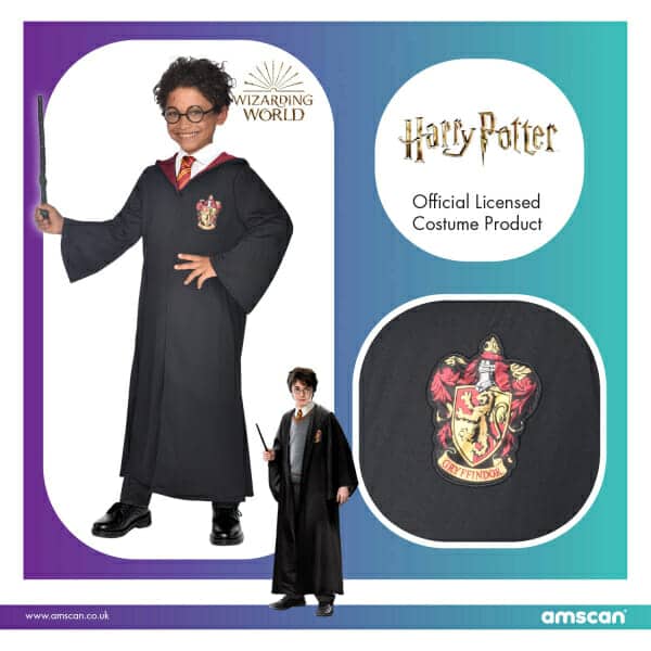 Official Licensed Harry Potter Robe Kit – Age 4 to 6 Years