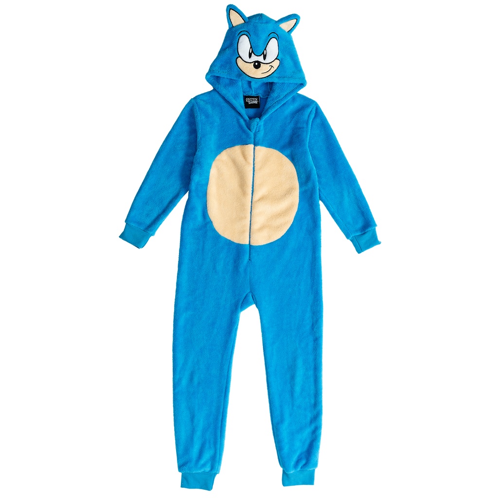 Official Licensed Onesie Sonic the Hedgehog Costume – Age 10 to 12 Years