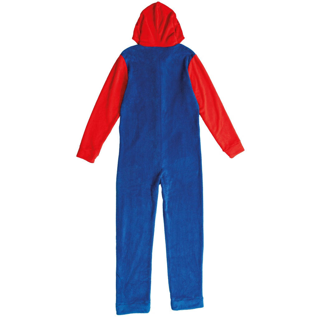 Official Licensed Onesie Spiderman Costume – Adult Size Medium