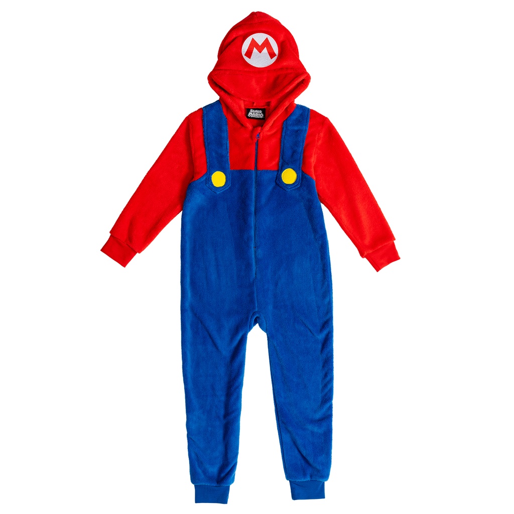 Official Licensed Onesie Super Mario Costume – Age 12 to 14 Years