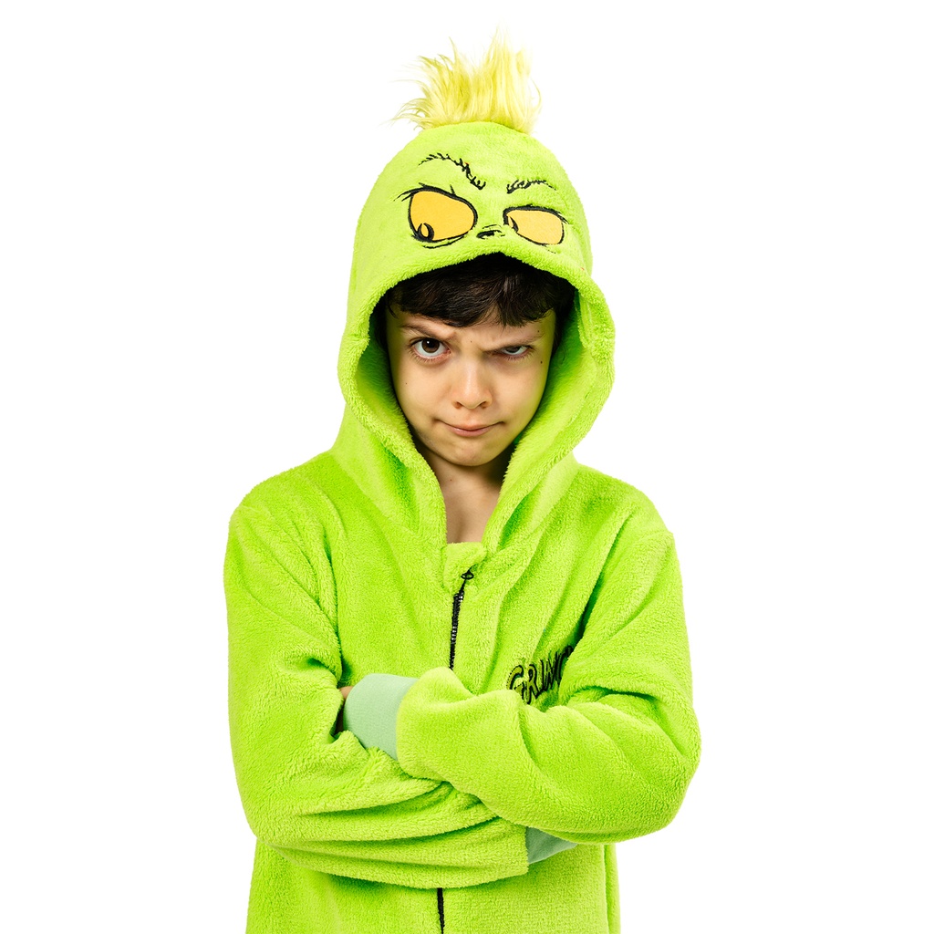 Official Licensed Onesie The Grinch Costume – Age 10 to 12 Years