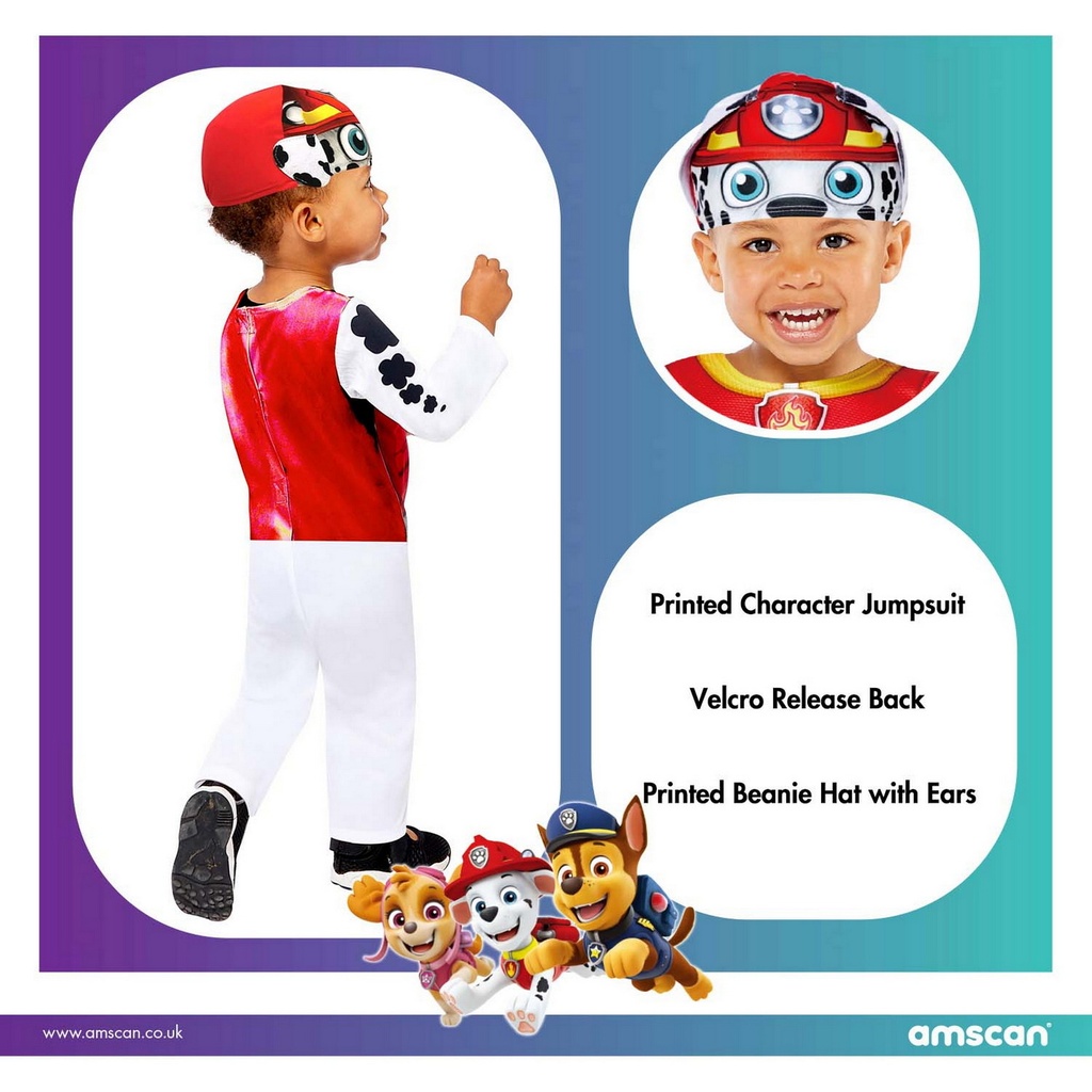 Official Licensed Paw Patrol Marshall Baby Costume – Age 18 to 24 Months