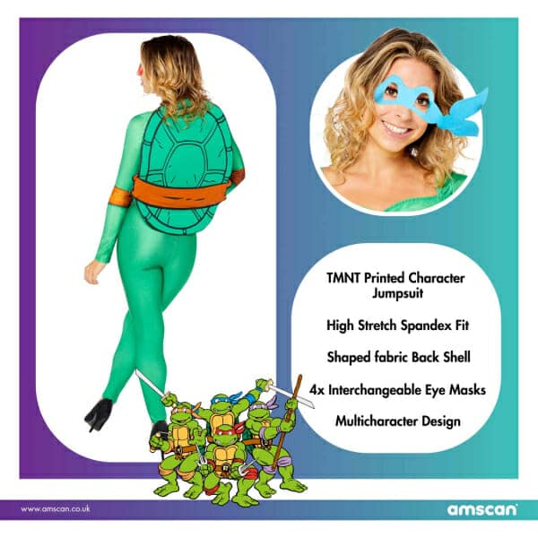 Adult Costume TMNT Women Size XL