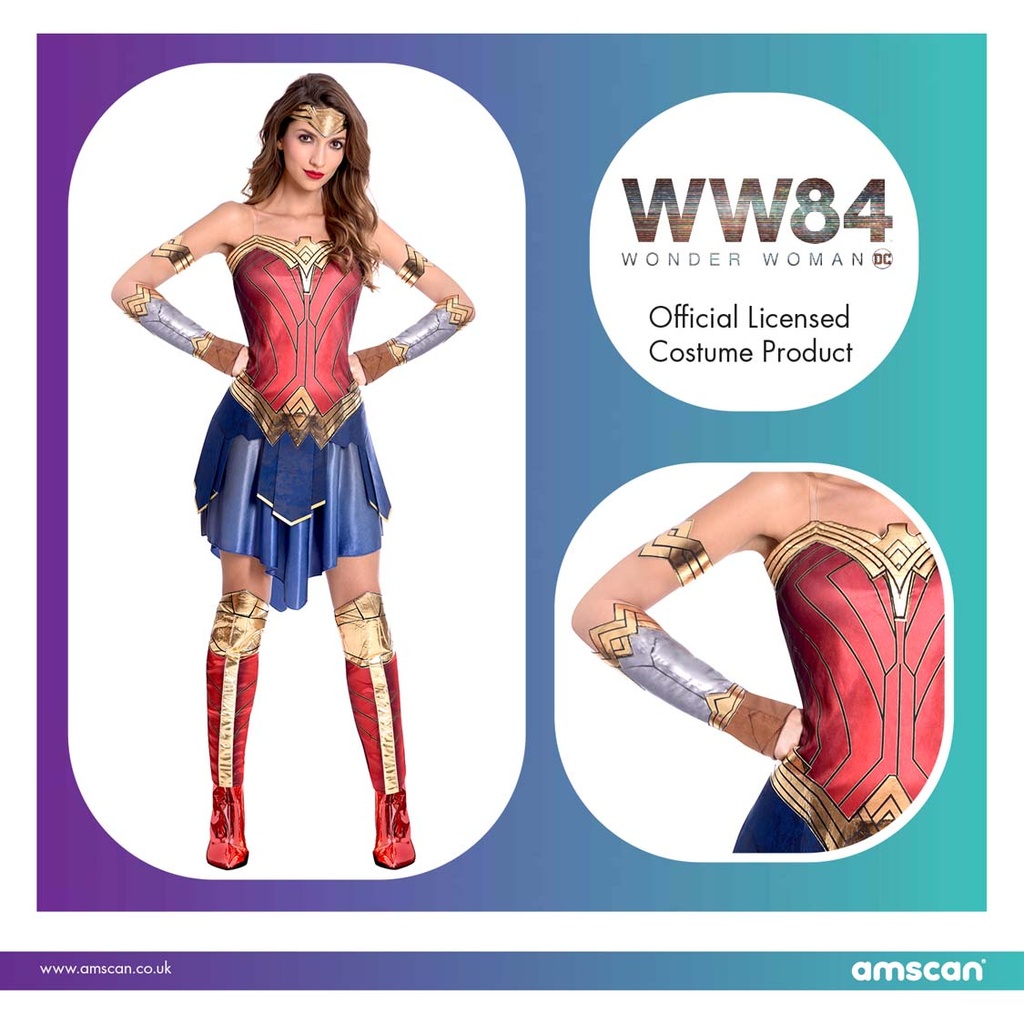 Official Wonder Woman Movie WW84 – Adult Size Small