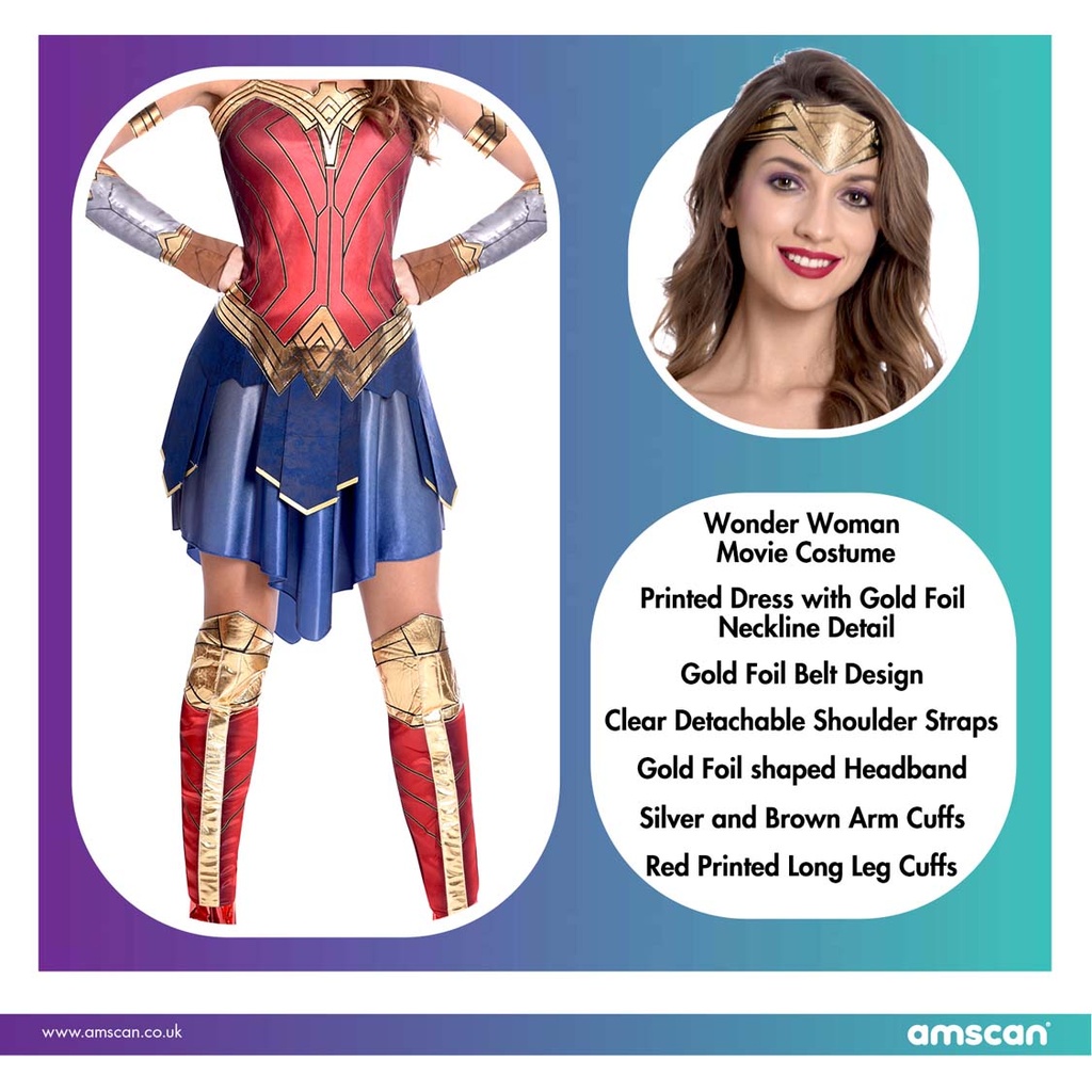 Official Wonder Woman Movie WW84 – Adult Size Small