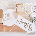 Oh Baby! Baby Shower Photo Booth Props – 10pk