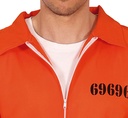 Orange Convict Prisoner Man Costume – Adult Size Small (46-48)