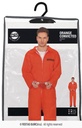 Orange Convict Prisoner Man Costume – Adult Size XXL (56-58)