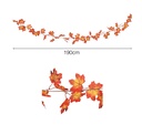 Orange Leaves Garland 190cm