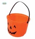 Orange Pumpkin Bucket 20cm