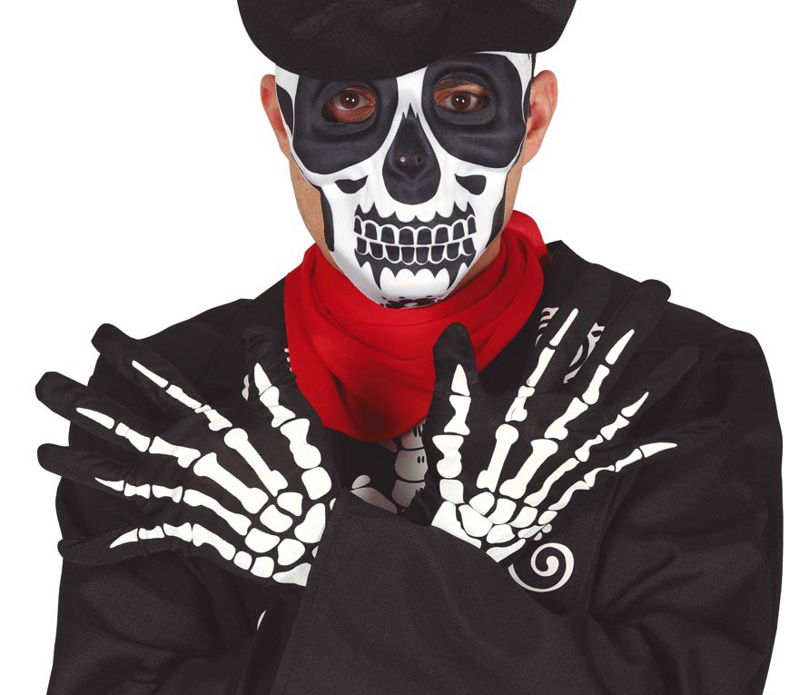 Pair of Skeleton Gloves