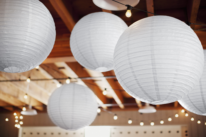 Paper Lantern, White, 20cm