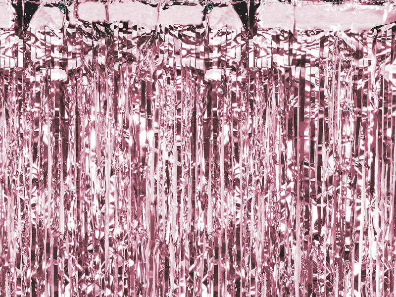 Party Backdrop Curtain Rose Gold, 90 x 250cm