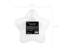 Paper Plates Star, Gold, 23cm (1 pkt / 6 pc.)
