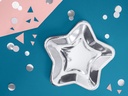 Paper Plates star, Silver, 23cm (1pkt / 6pc)