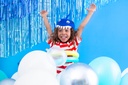 Party Backdrop Curtain Blue, 90 x 250cm