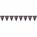 Pennant Banner Pink Celebration age 80 –  4M