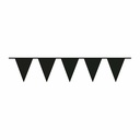 Pennant Flag Banner Plastic Black – 10m x 32cm