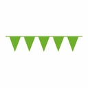 Pennant Flag Banner Plastic Kiwi Green – 10m x 32cm