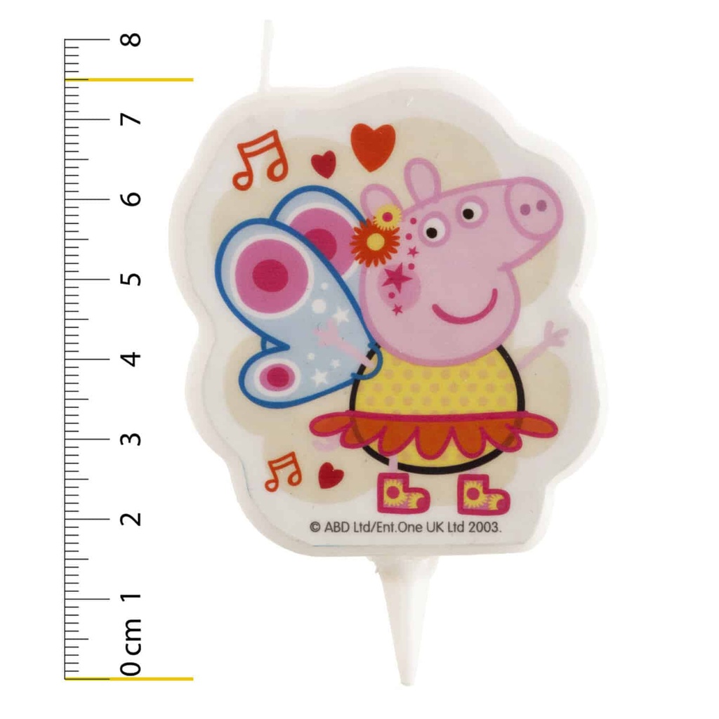 Peppa Pig 2D Birthday Candle – 7.5cm