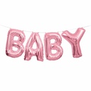 Pink Baby Foil Letter Balloon Banner Kit – 14 Inch