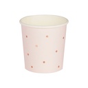 Pink and Rose Gold Foiled Paper Hen Party Shot Glasses – 10pk