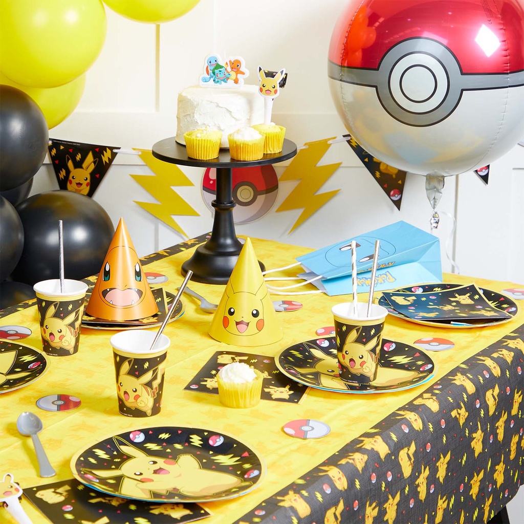 Pokemon Pikachu Paper Plates 23cm – 8pk