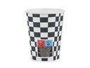 Racing Cars Cups Checkered Flag, 220ml (1pkt / 6pc)