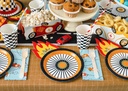 Racing Cars Cups Checkered Flag, 220ml (1pkt / 6pc)
