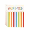 Rainbow Birthday Invitations – 8pk